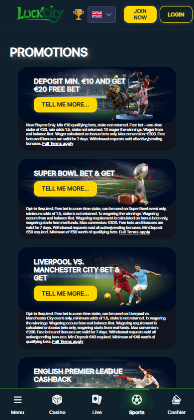 LuckCity_Casino_promotions_mobile