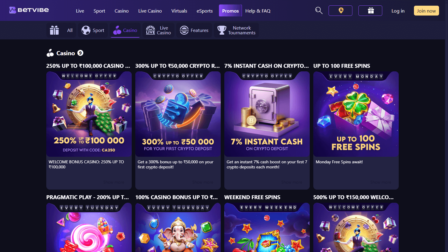 BETVIBE_Casino_promotions_desktop