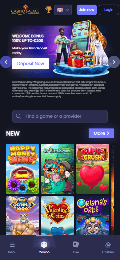 CasinoPalace_homepage_mobile