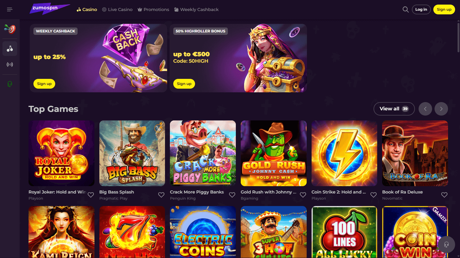 Zumospin_Casino_homepage_desktop
