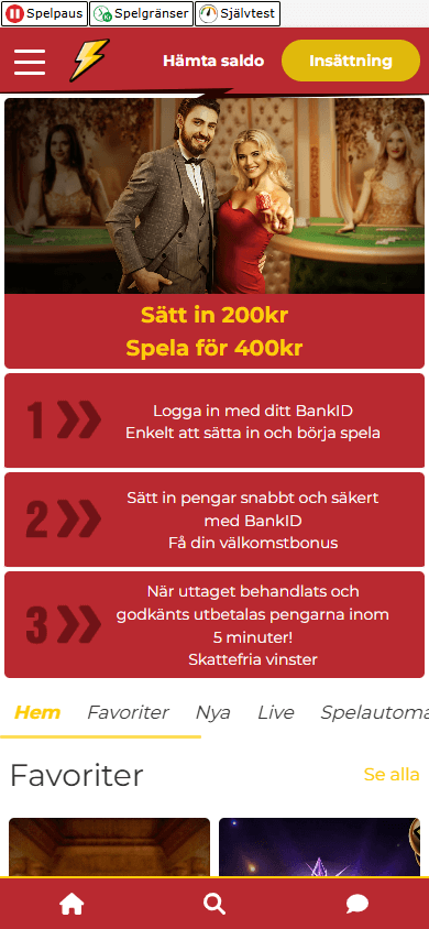 Pronto_Live_Casino_homepage_mobile