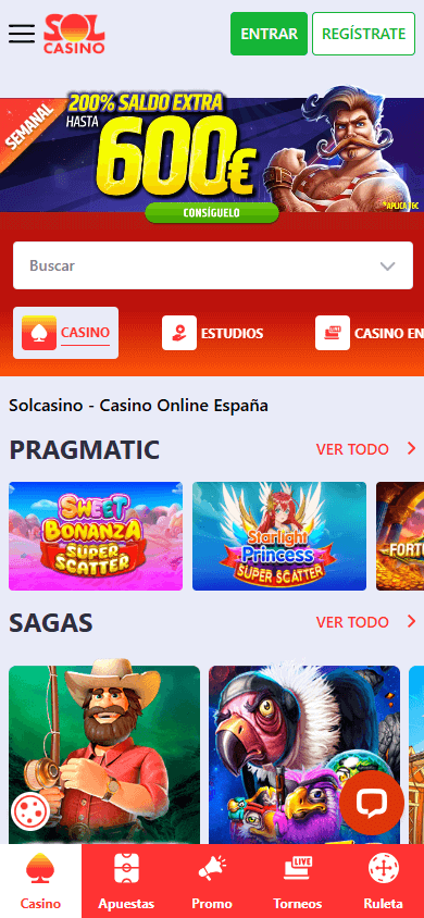 Solcasino_homepage_mobile