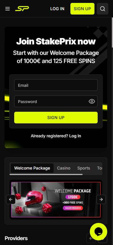 StakePrix_Casino_homepage_mobile
