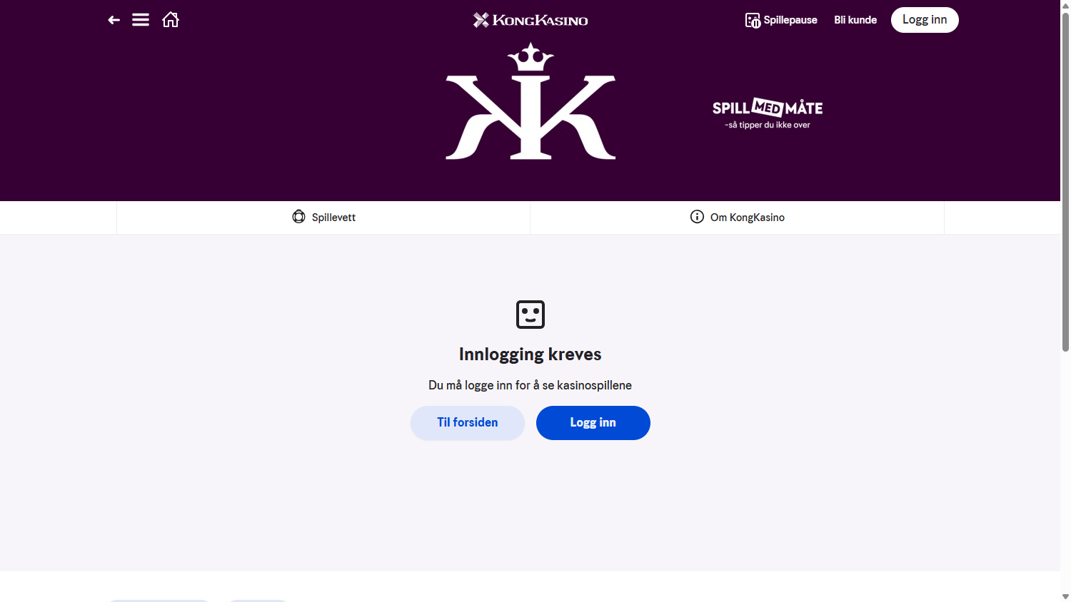 KongKasino_Casino_homepage_desktop
