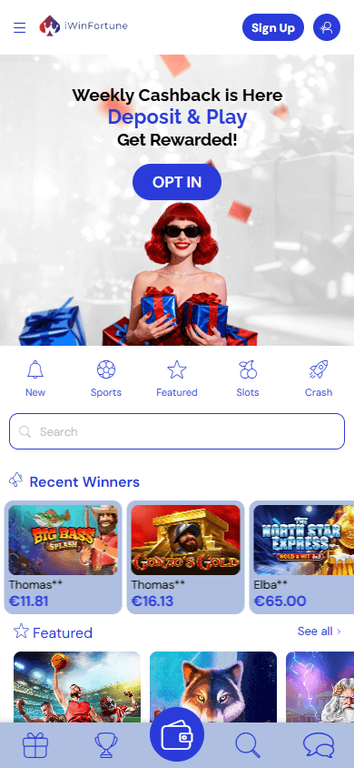 iWinFortune_Casino_homepage_mobile