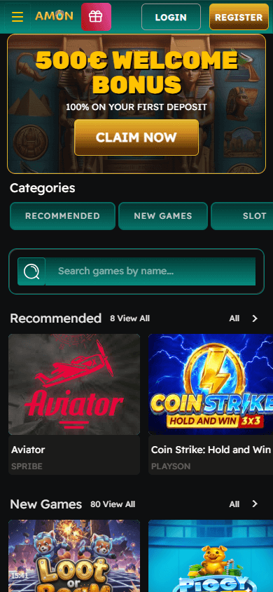 Amon_Casino_homepage_mobile