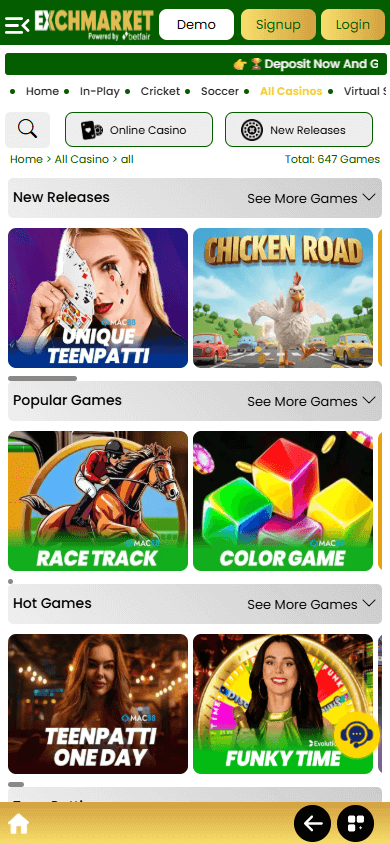 Exchmarket_Casino_game_gallery_mobile