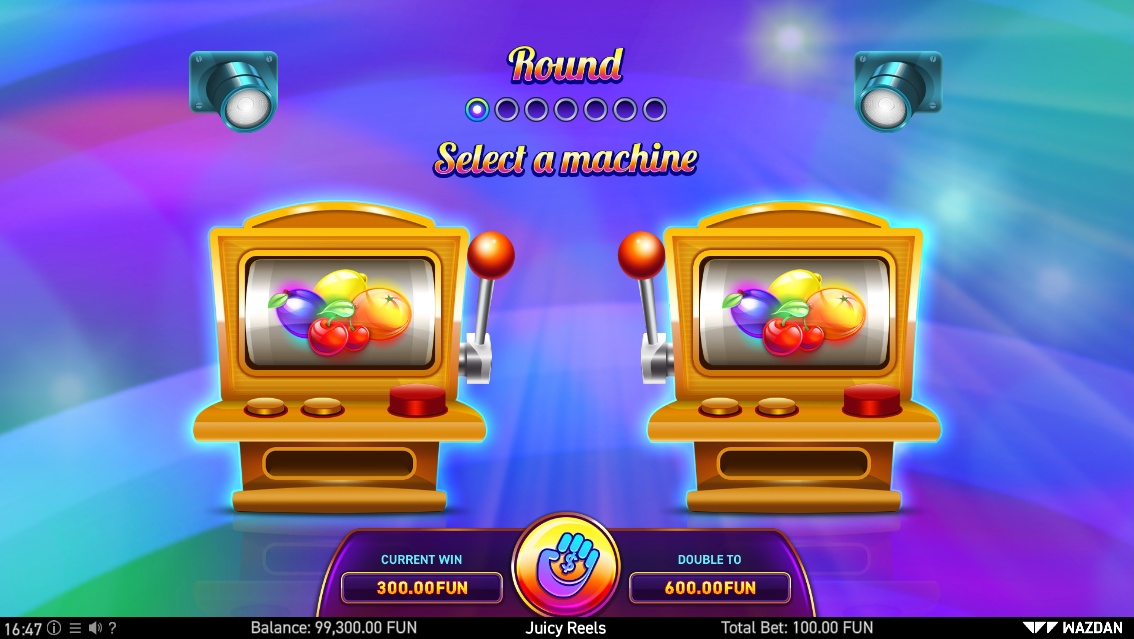 Juicy Reels gamble feature