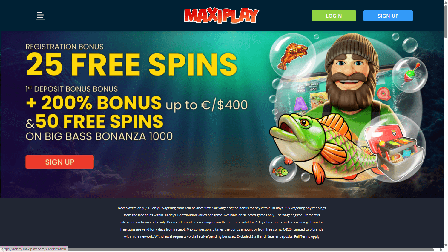 MaxiPlay_Casino_homepage_desktop