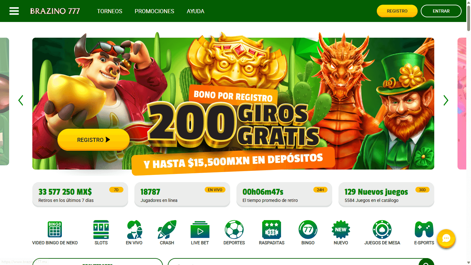 Brazino777_Casino_MX_homepage_desktop