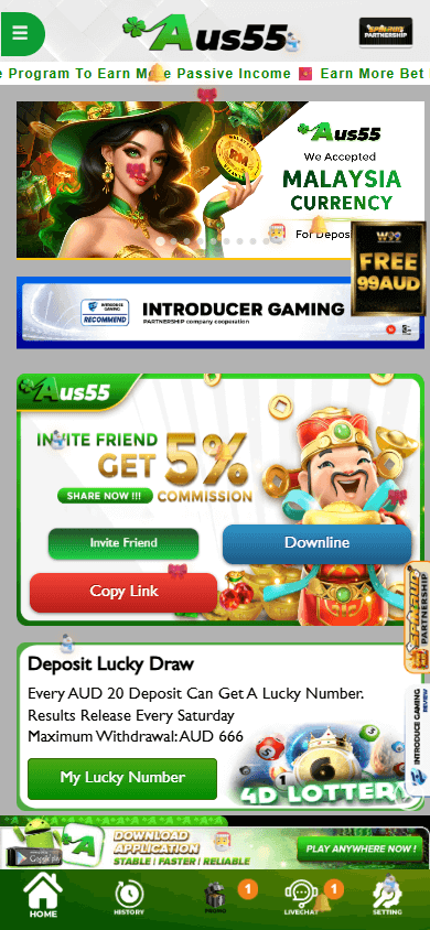 Aus55_Casino_homepage_mobile