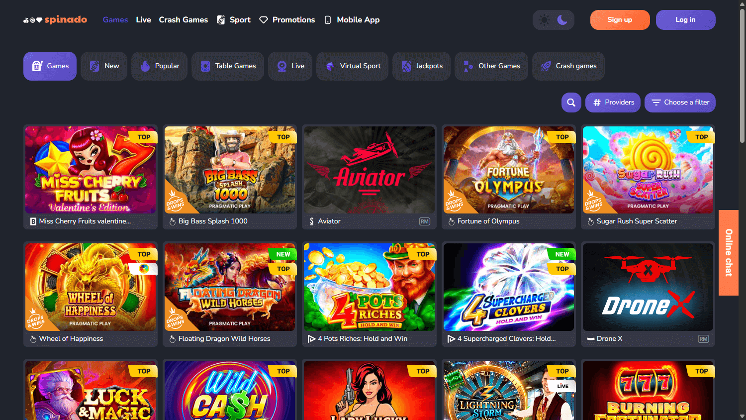 Spinado_Casino_game_gallery_desktop