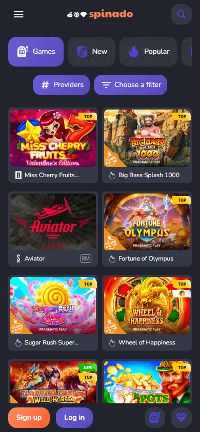 Spinado_Casino_game_gallery_mobile