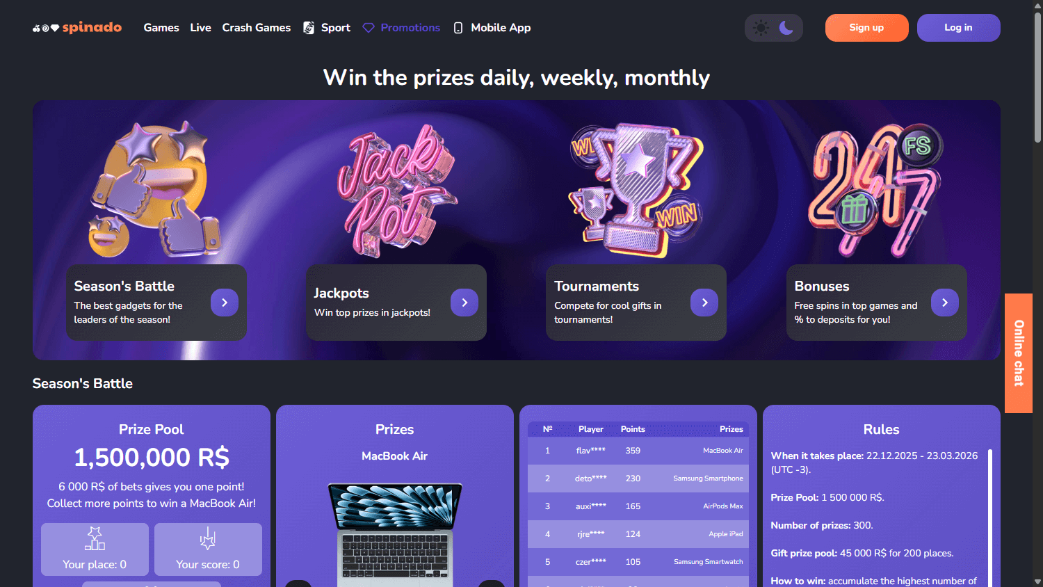 Spinado_Casino_promotions_desktop