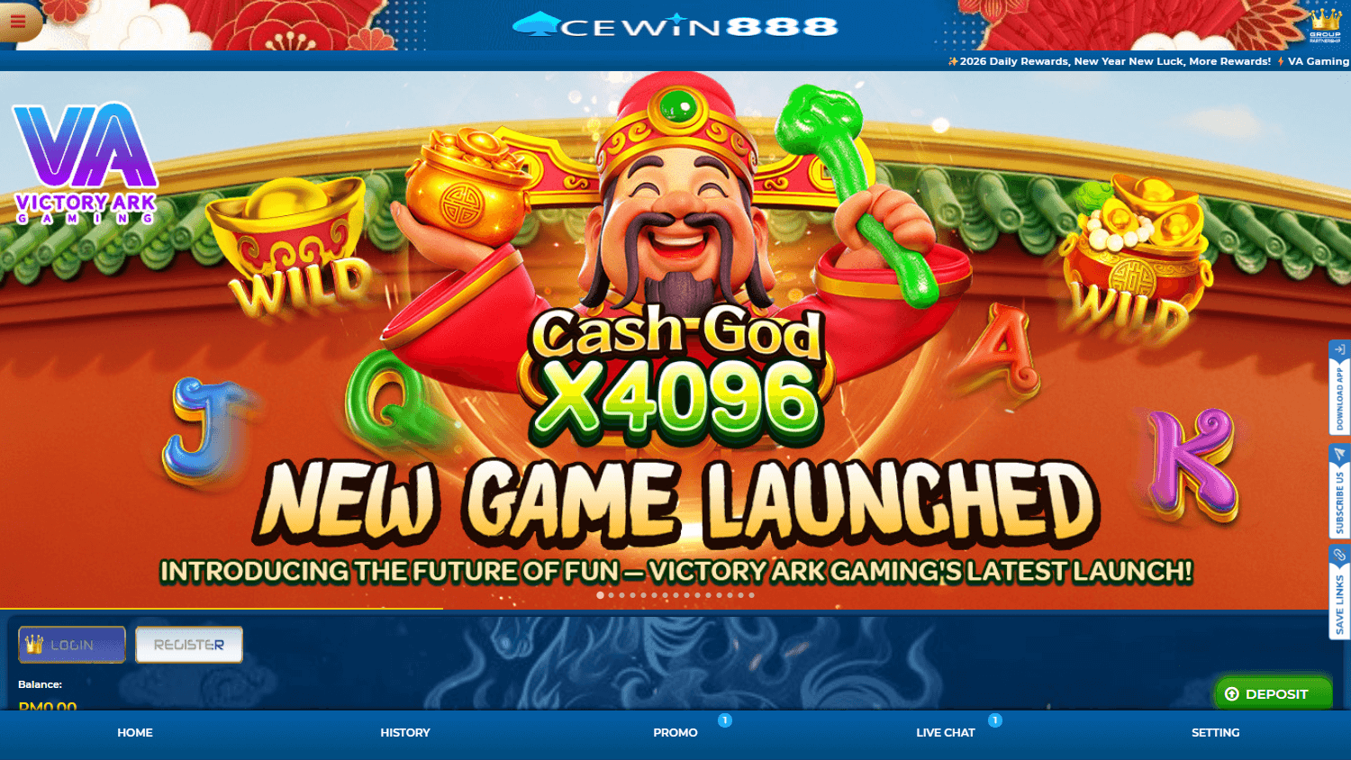 AceWin888_Casino_homepage_desktop