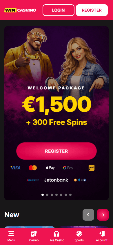 WinCashino_Casino_homepage_mobile