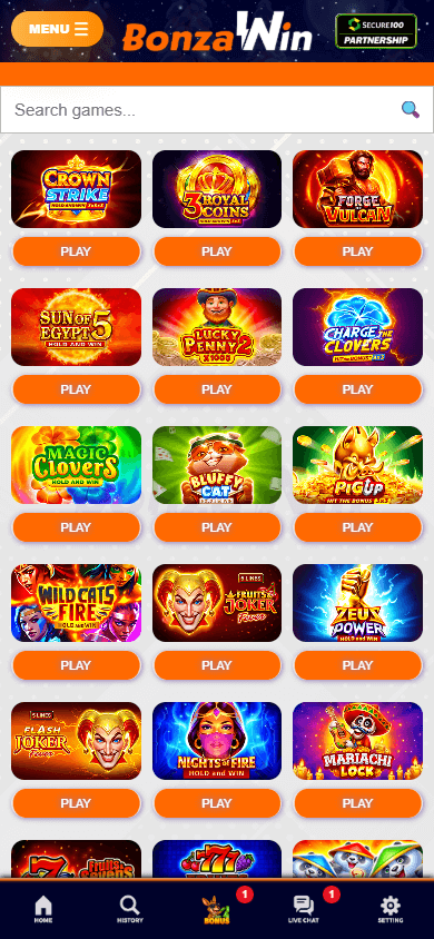 BonzaWin_Casino_game_gallery_mobile