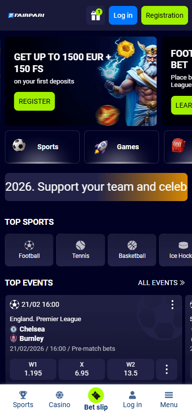 FairPari_Casino_homepage_mobile