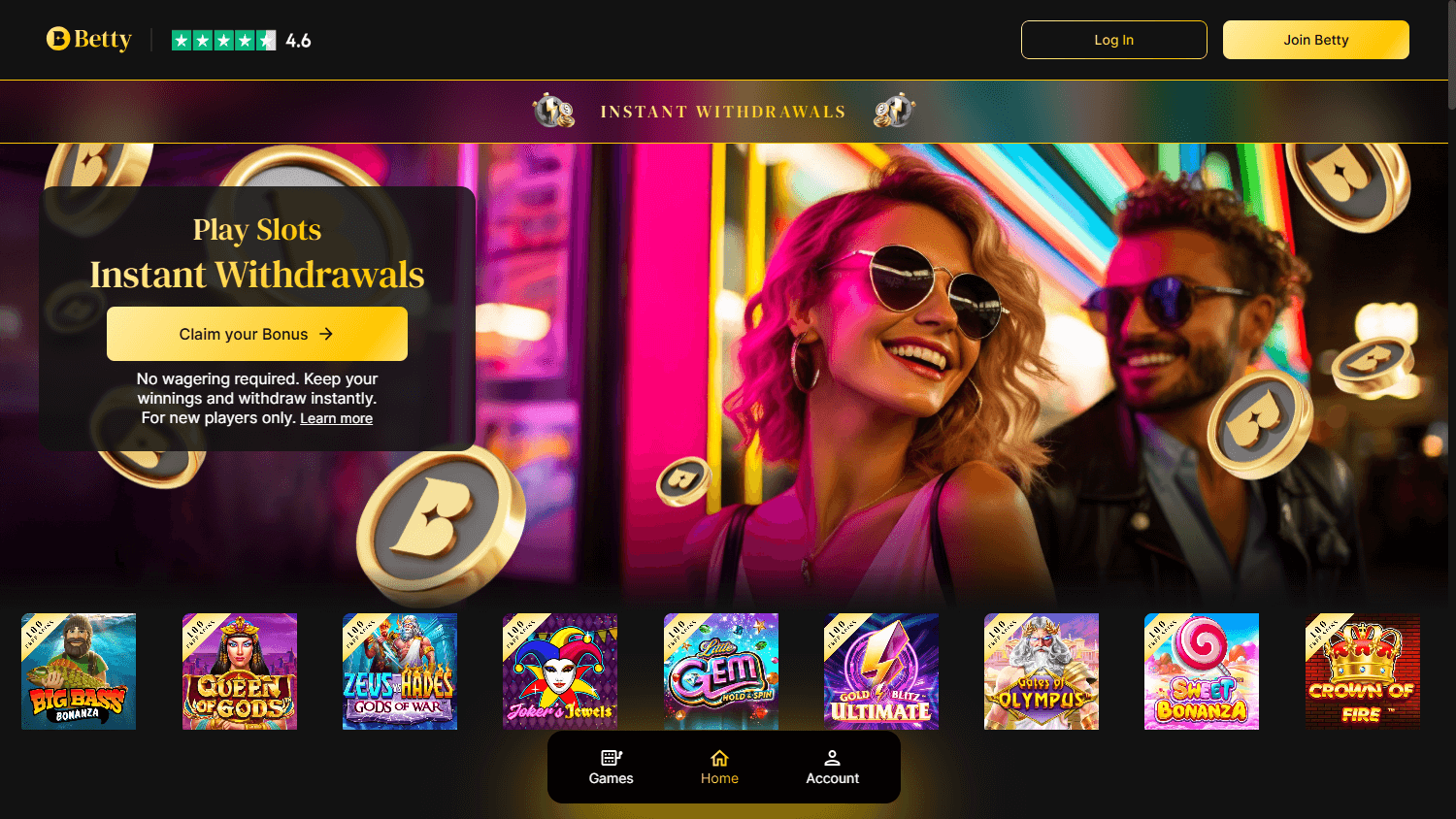 Betty_Casino_homepage_desktop