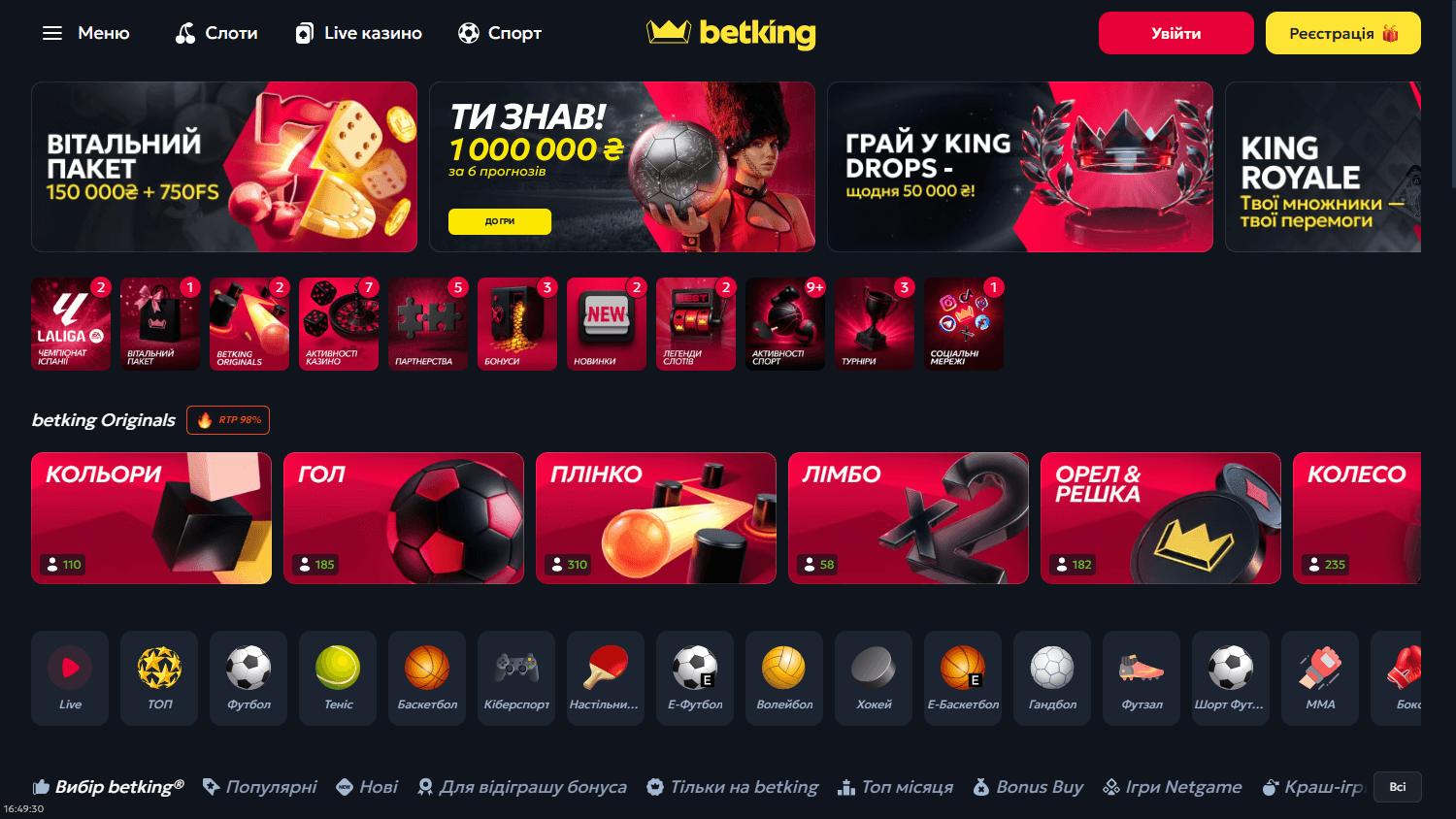 Betking_Casino_homepage_desktop