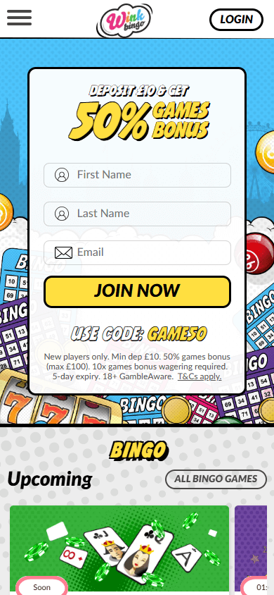 Wink_Bingo_Casino_homepage_mobile