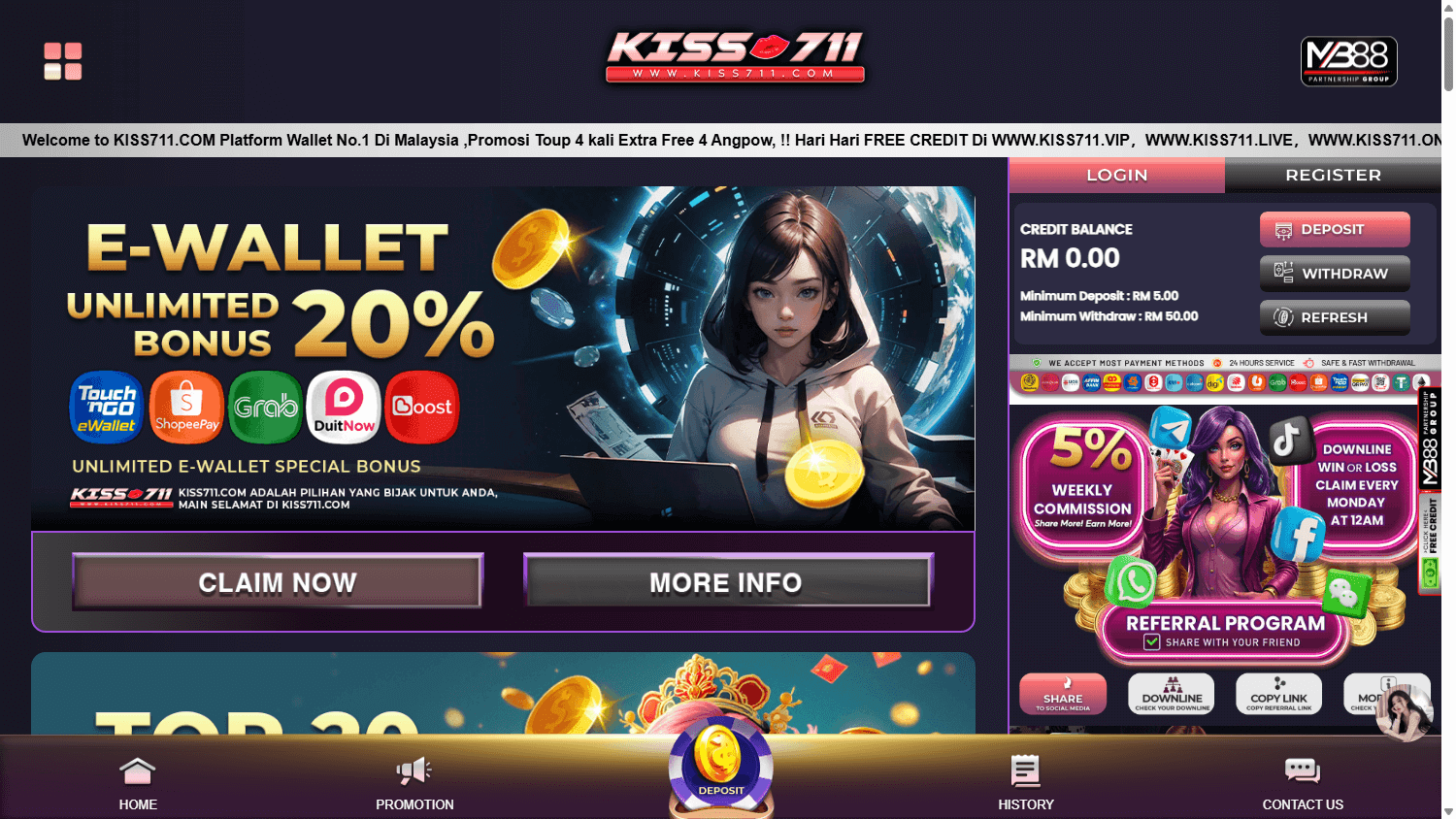 Kiss711_Casino_promotions_desktop