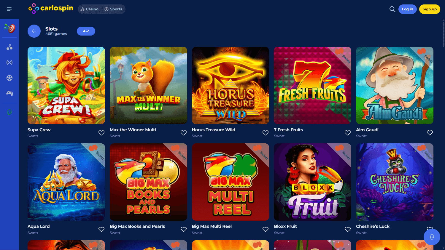 Carlospin_Casino_game_gallery_desktop