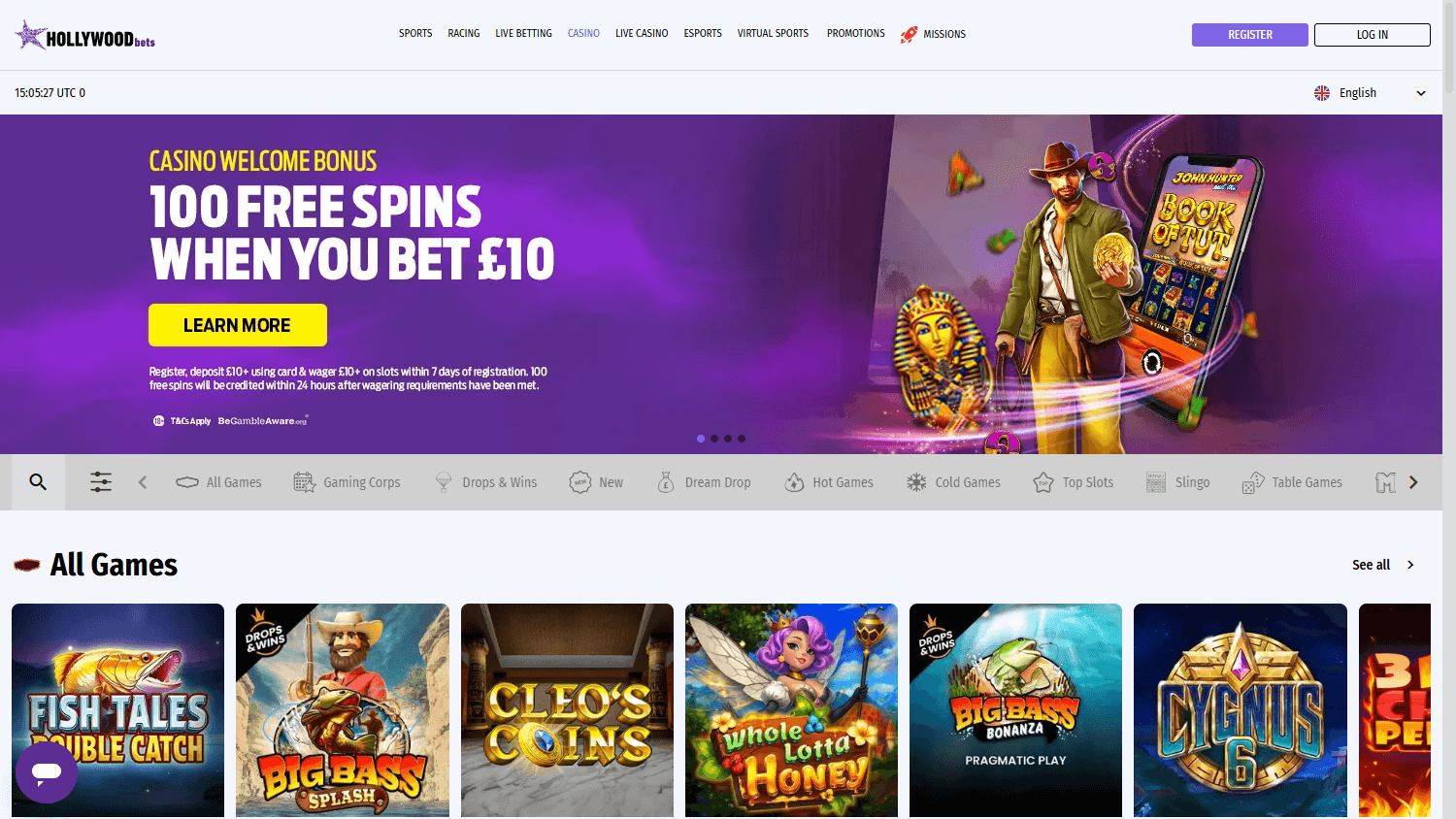 Hollywoodbets_Casino_UK_game_gallery_desktop