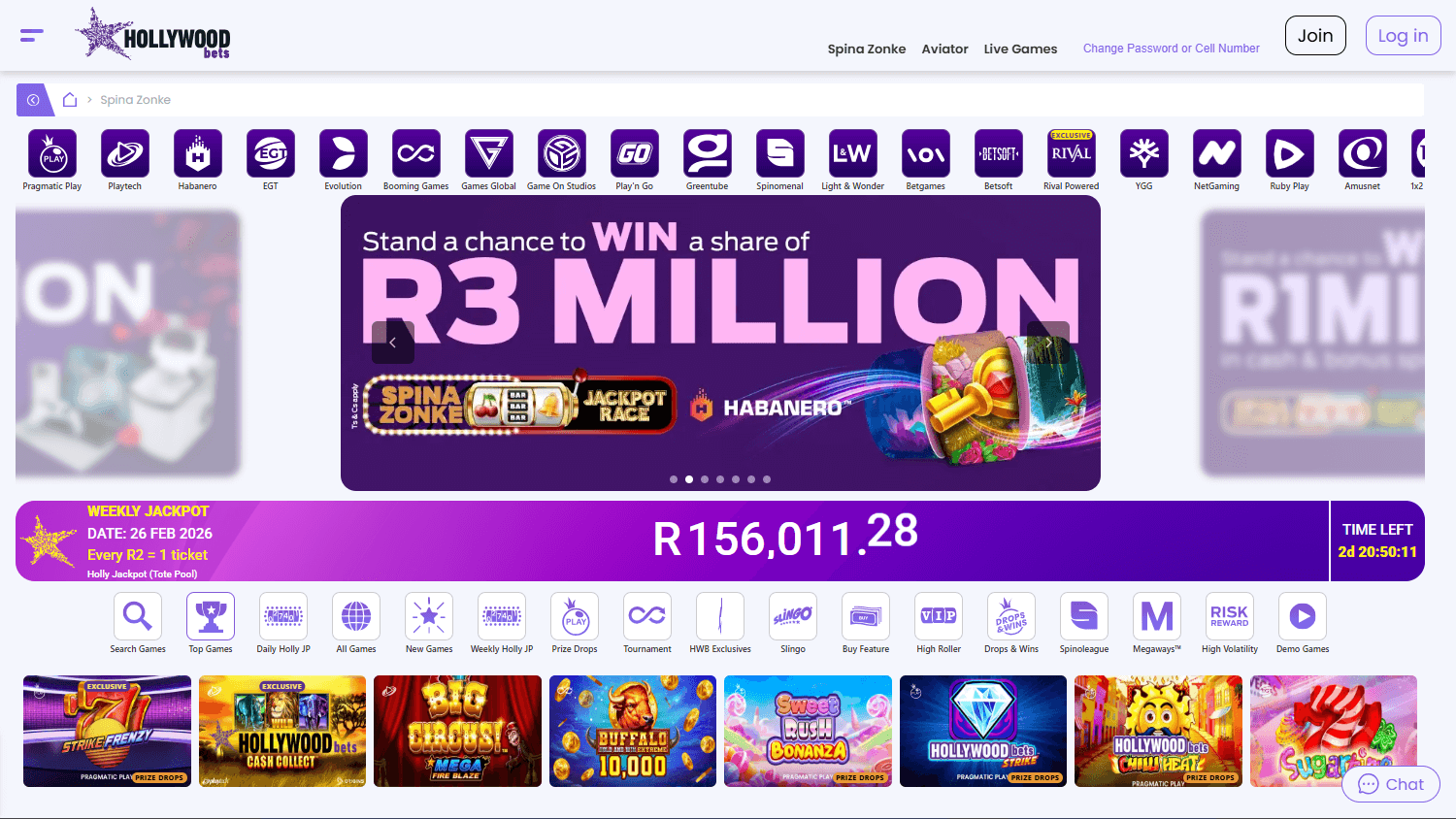 Hollywoodbets_Casino_ZA_game_gallery_desktop