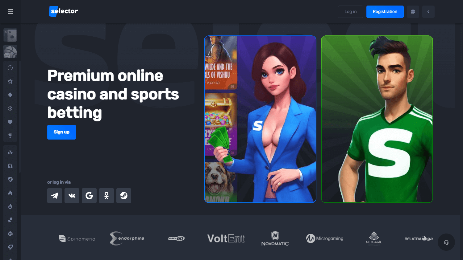 Selector_Casino_homepage_desktop
