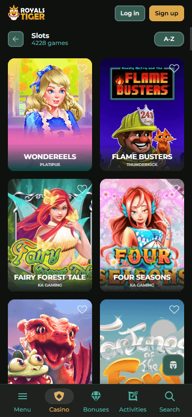 Royals_Tiger_Casino_game_gallery_mobile