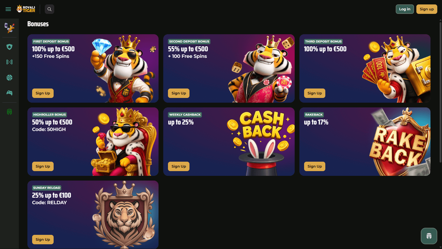 Royals_Tiger_Casino_promotions_desktop