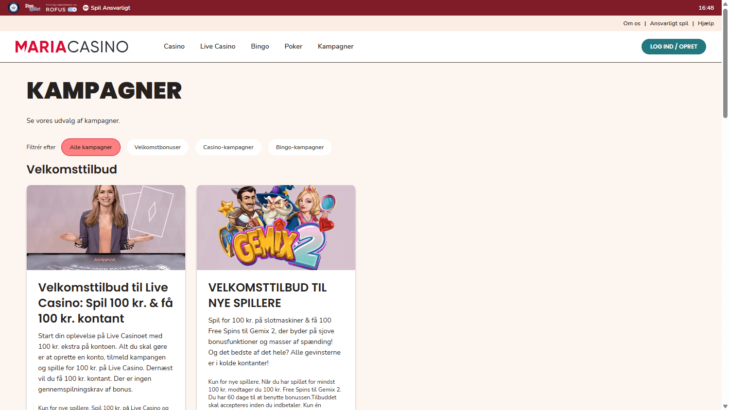 Maria_Casino_DK_promotions_desktop