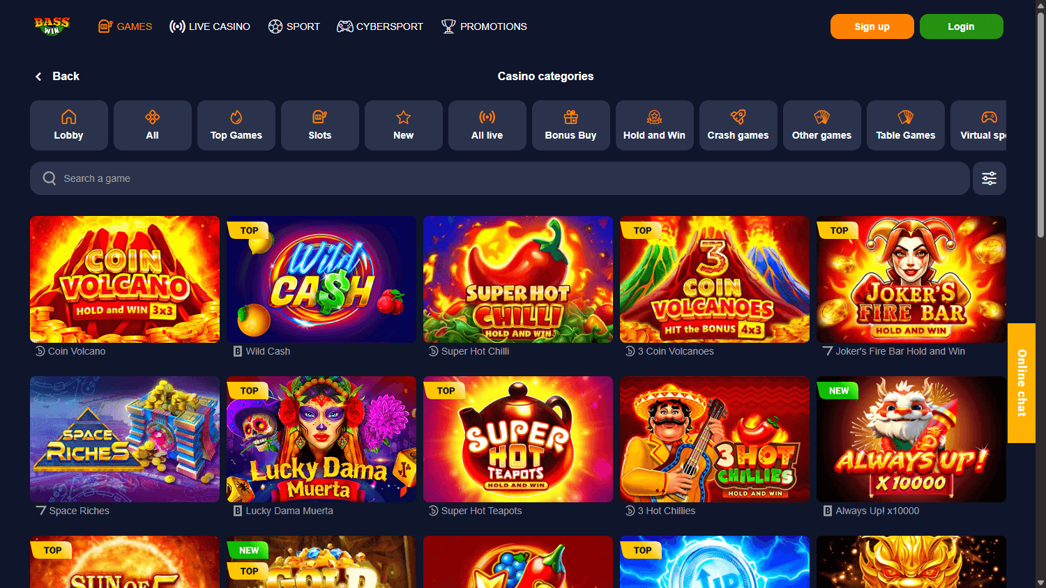 Bass_Win_Casino_game_gallery_desktop