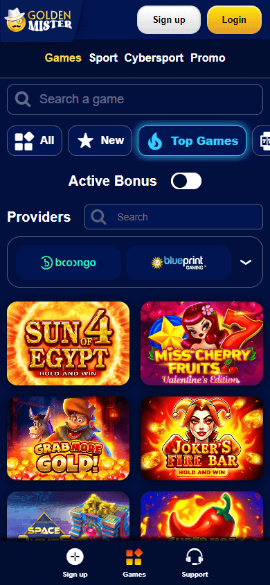 Golden_Mister_Casino_game_gallery_mobile