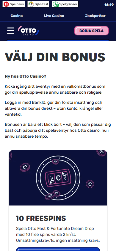 Otto_Casino_SE_promotions_mobile