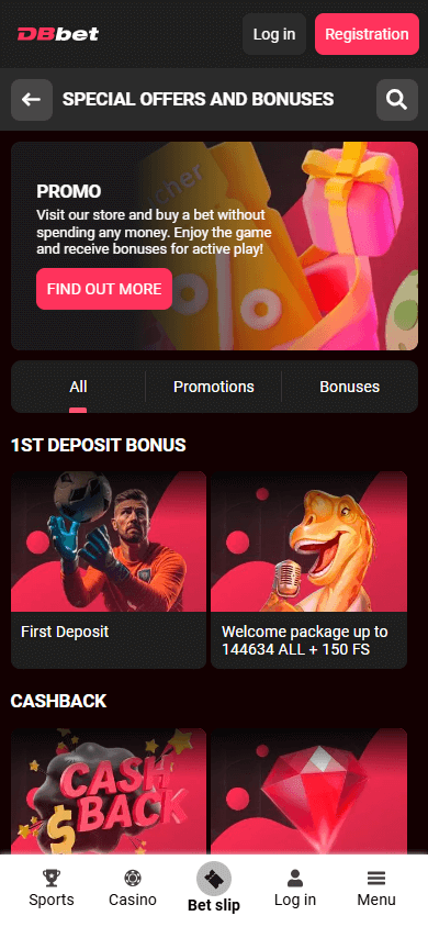 DBbet_Casino_promotions_mobile
