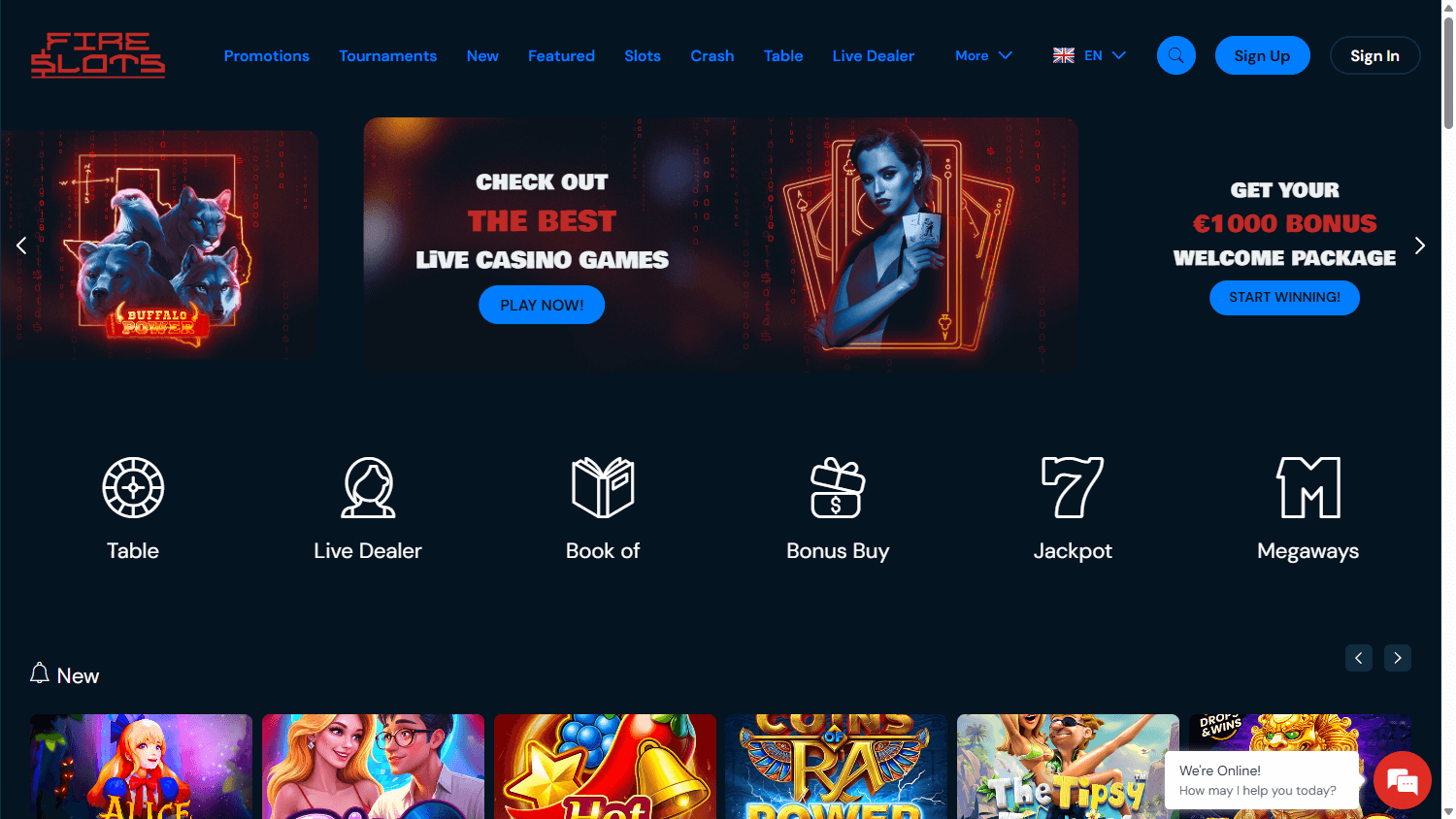FireSlots_Casino_homepage_desktop