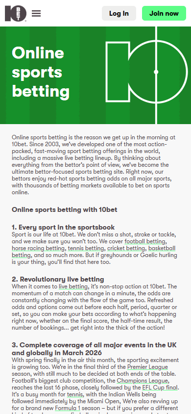 10bet_casino_uk_homepage_mobile