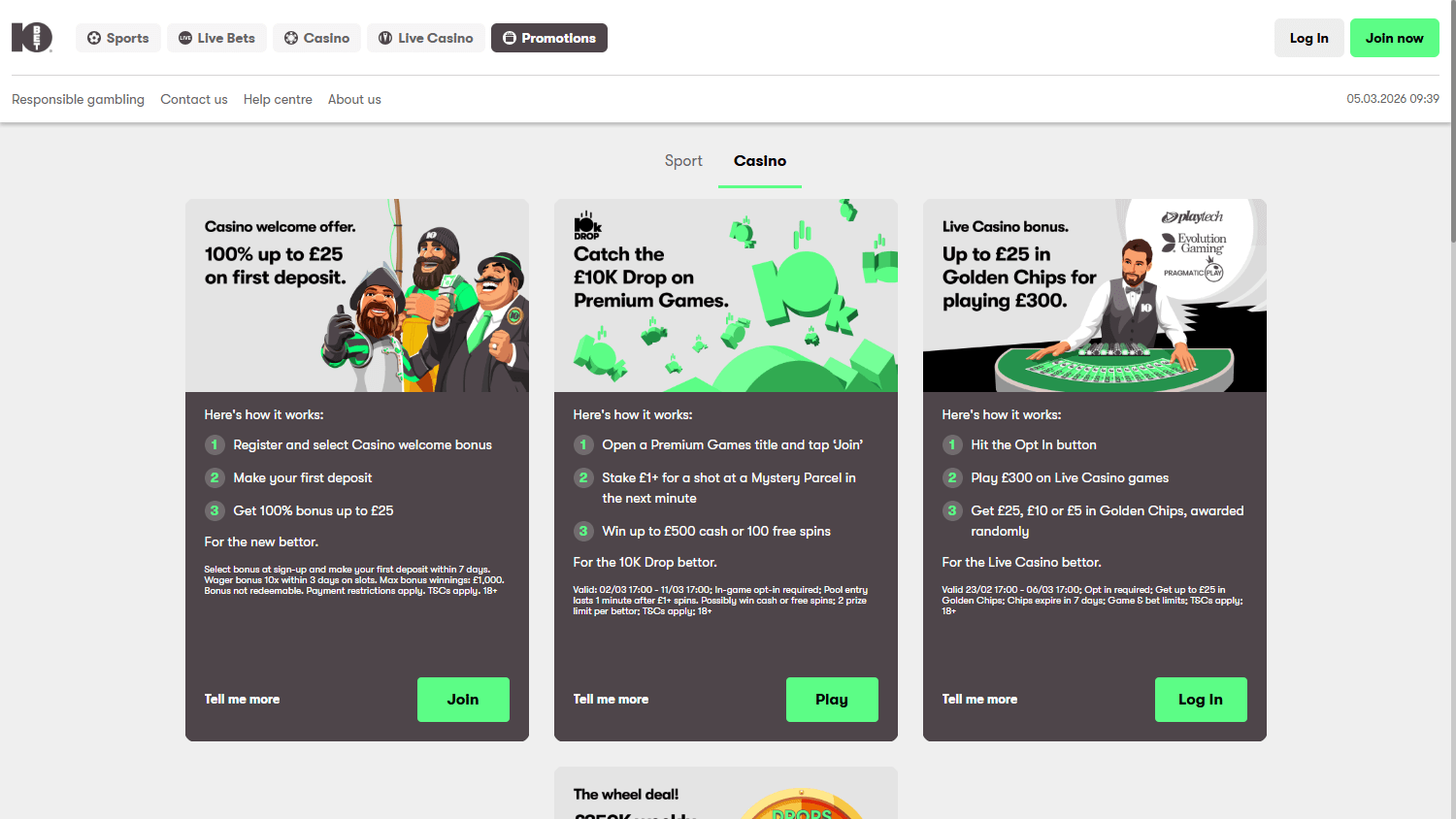 10bet_casino_uk_promotions_desktop