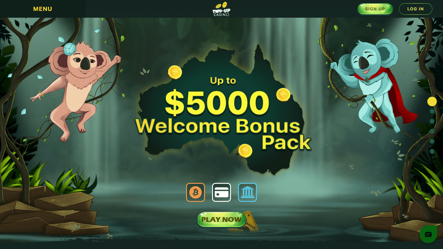 Two-Up_Casino_homepage_desktop