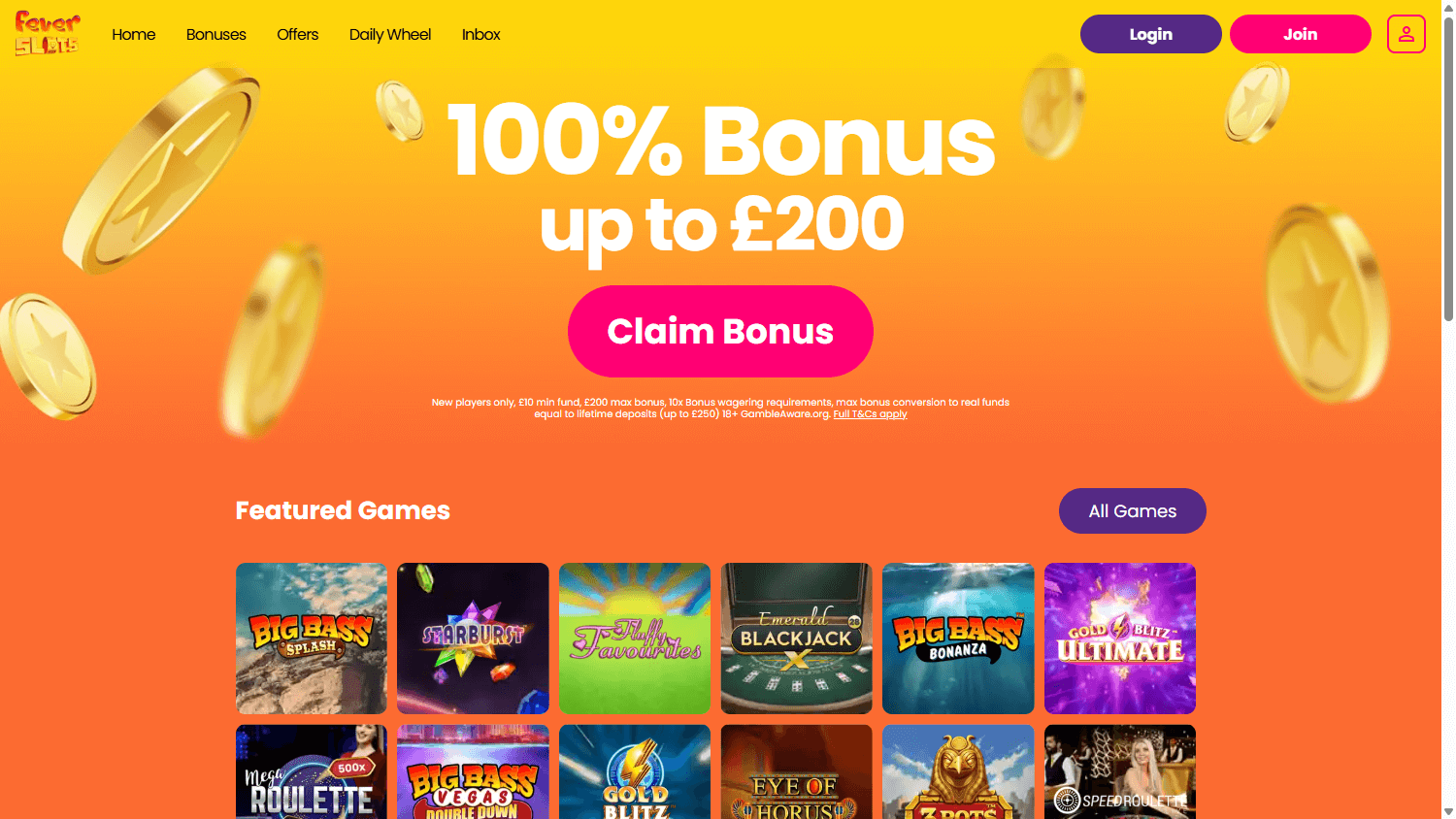 Fever_Slots_Casino_homepage_desktop
