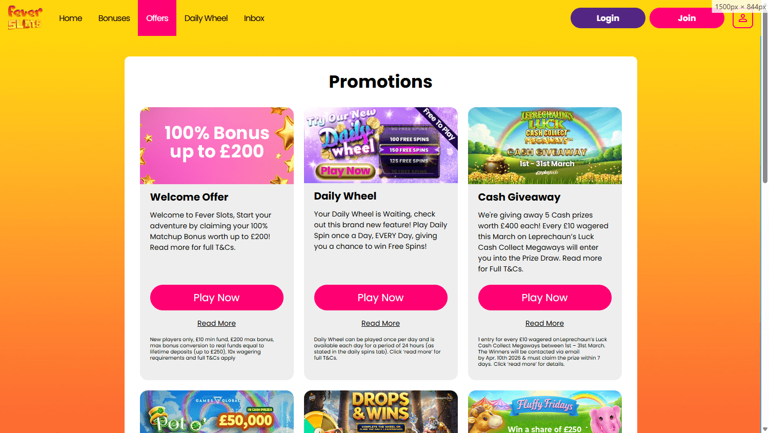 Fever_Slots_Casino_promotions_desktop