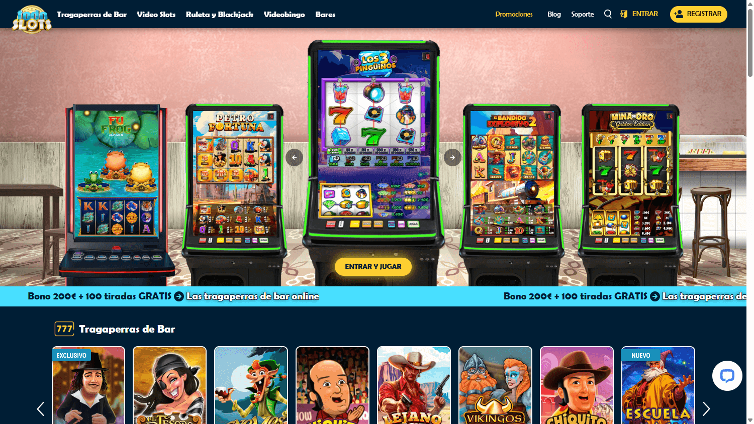 TodoSlots_Casino_homepage_desktop
