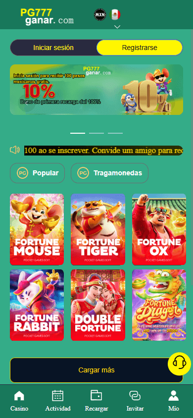 PG777ganar_Casino_homepage_mobile