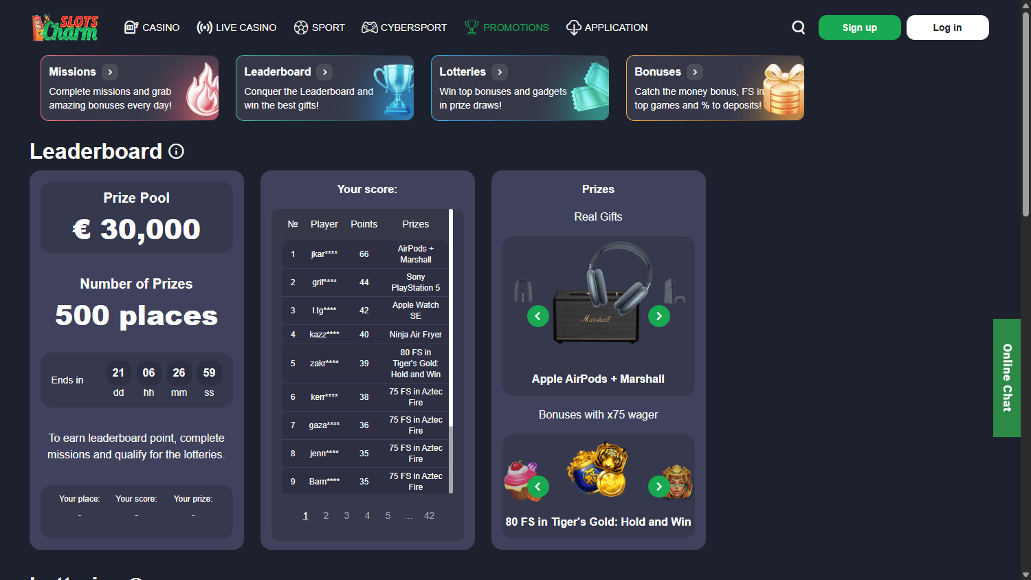 Slots_Charm_Casino_promotions_desktop