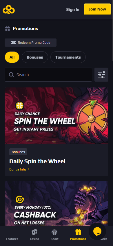 Chancer_Casino_promotions_mobile