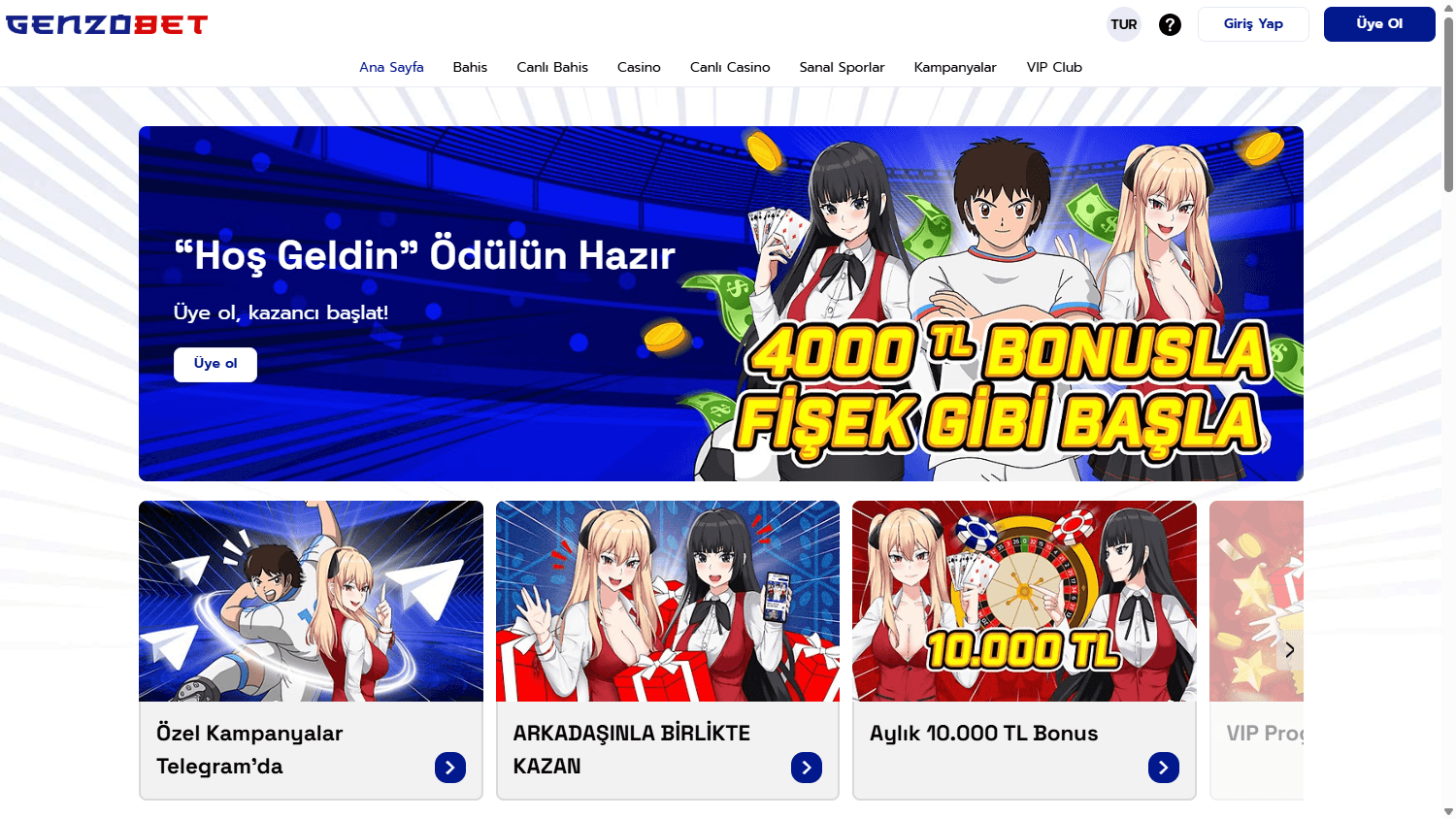 GenzoBet_Casino_homepage_desktop