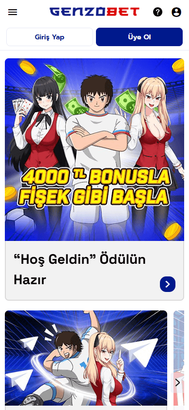 GenzoBet_Casino_homepage_mobile