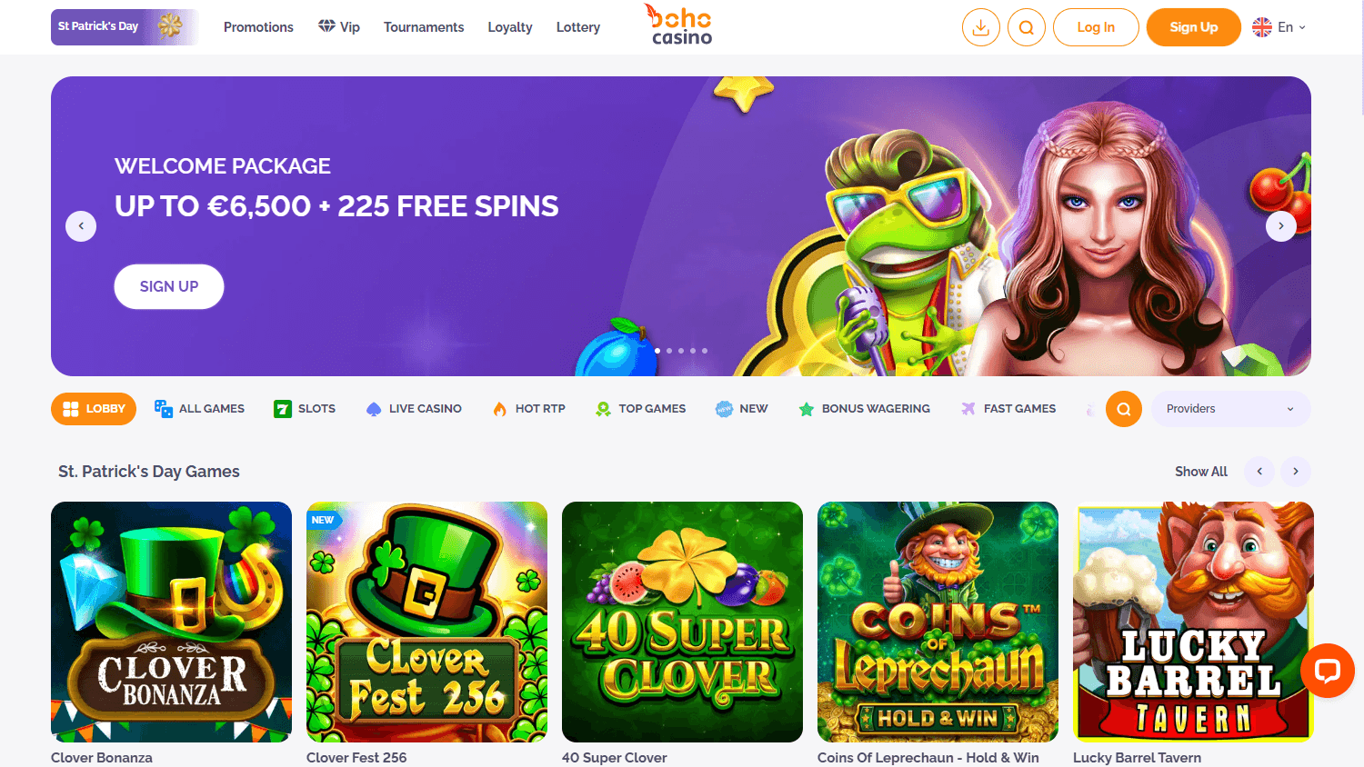 BOHO_Casino_homepage_desktop